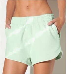 Spiritual Gangster Mint Tie-Dye Athletic Shorts- NWT Shibori Kylie Short